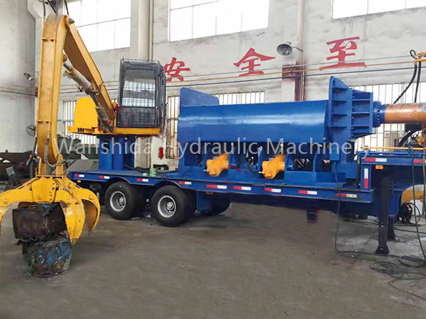 Y83/D-3000B Mobile Scrap Metal Baler with Diesel engine power supply Y83/D-3000B Mobile Scrap Metal Baler with Diesel engine power supply